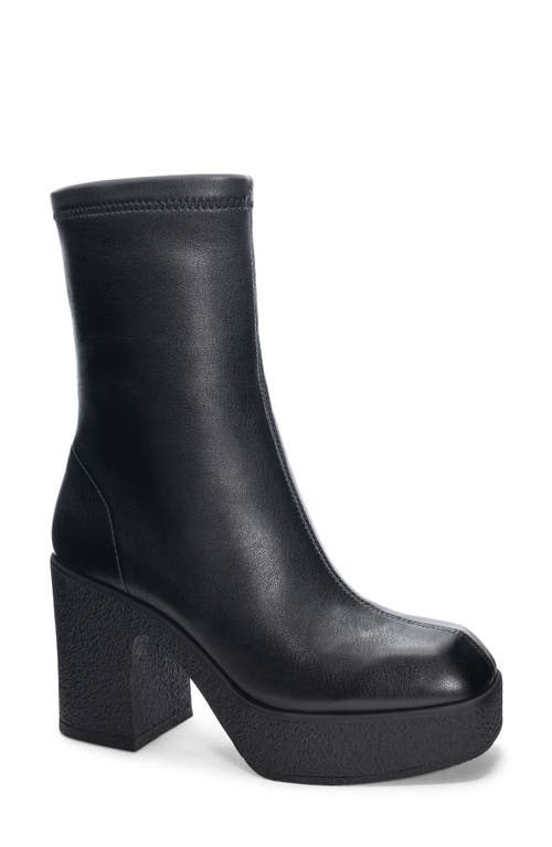 Callahan Platform Bootie in Black