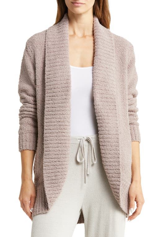 barefoot dreams CozyChic™ Chenille Circle Cardigan in Deep Taupe