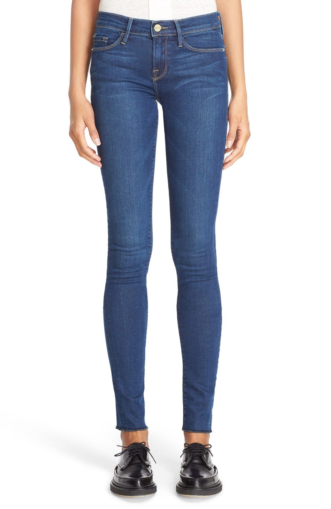 FRAME Forever Karlie Skinny Jeans (Columbia Road) (Long) Nordstrom