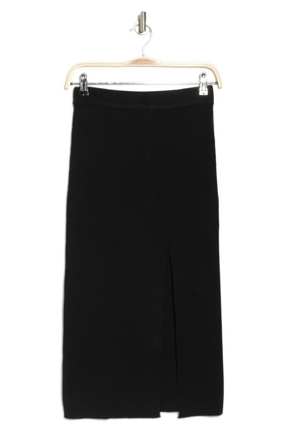 Alexia Admor Split Midi Skirt In Black