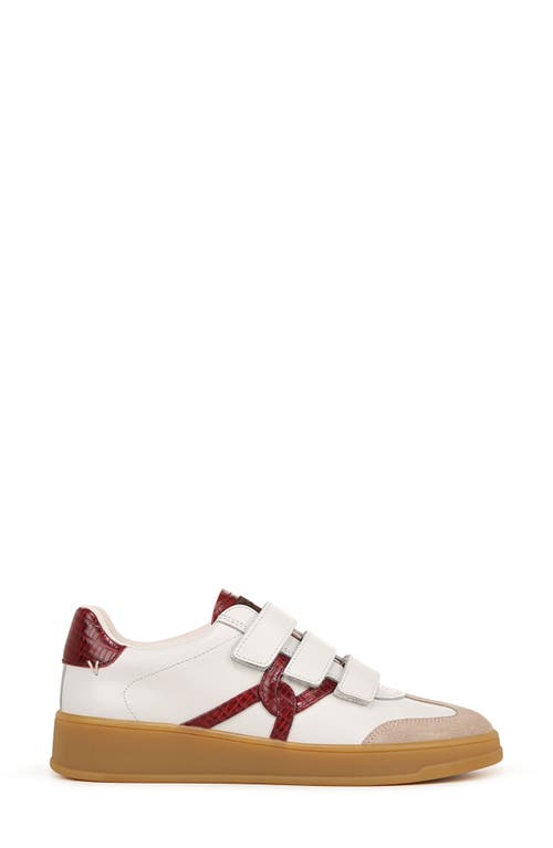 Shop Veronica Beard Reagan Sneaker In Lily/wine