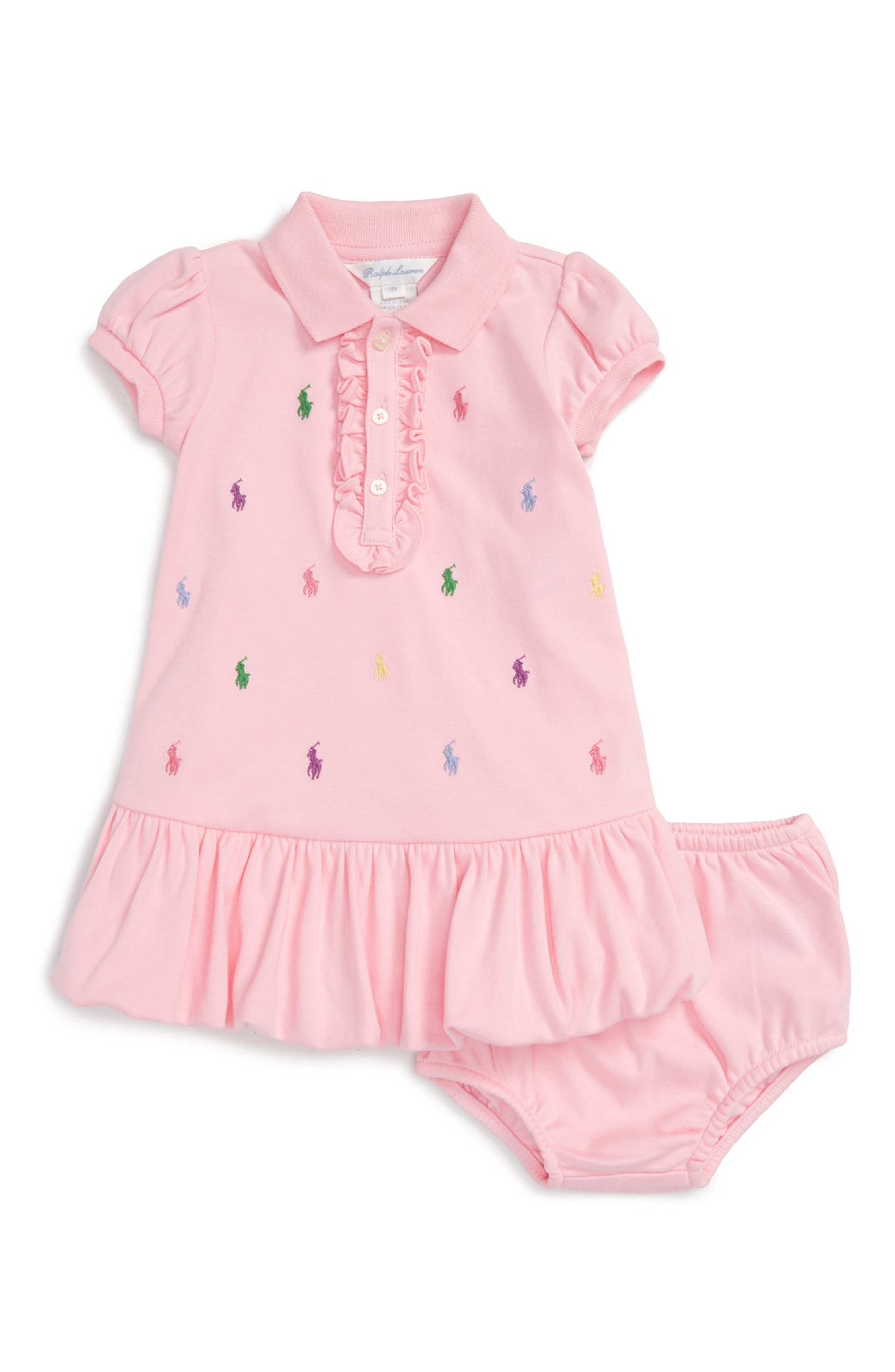Ralph Lauren Polo Dress (Baby Girls) | Nordstrom