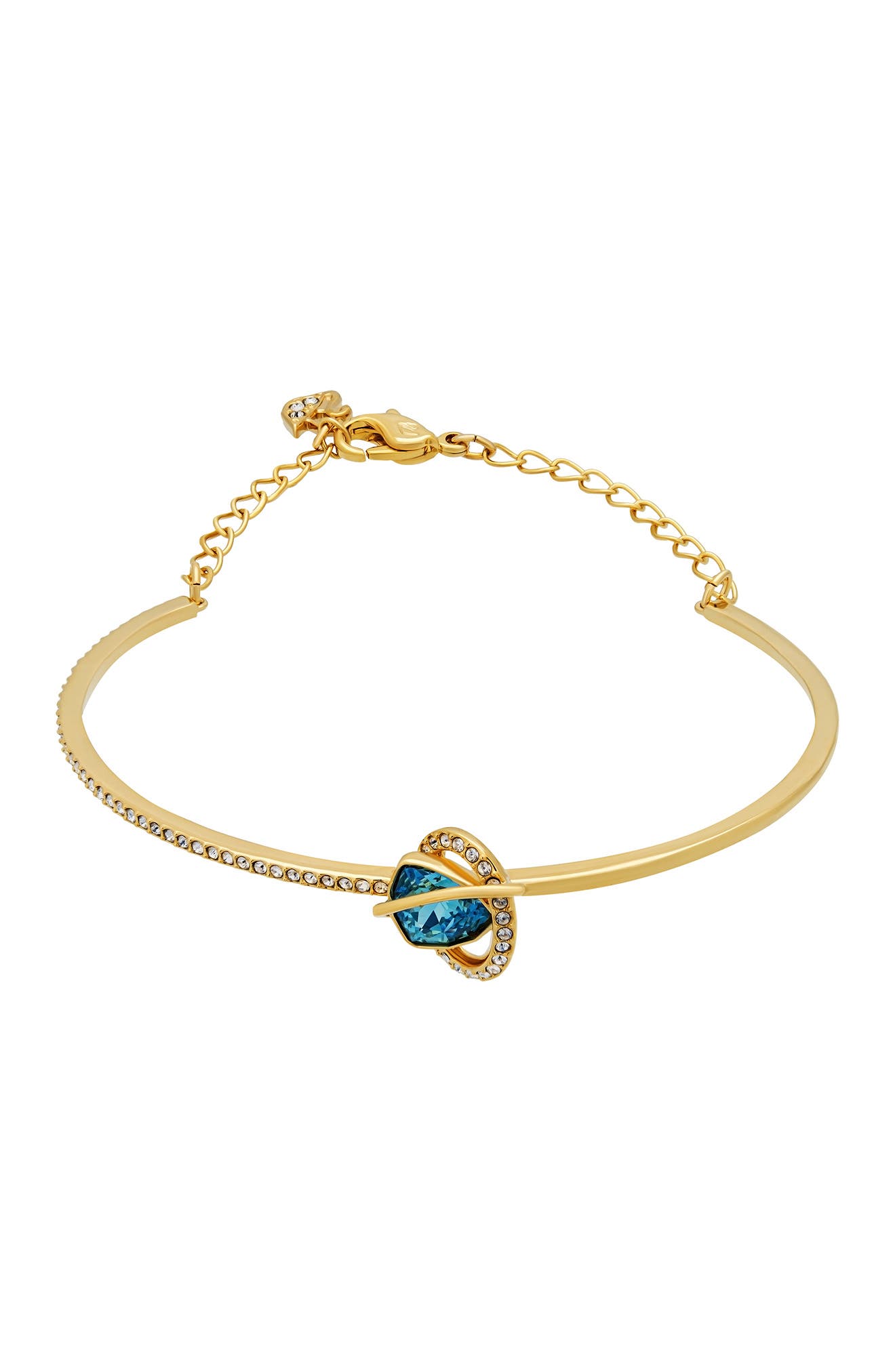 Swarovski Outstanding Aqua Crystal Bracelet In Open Miscellaneous1