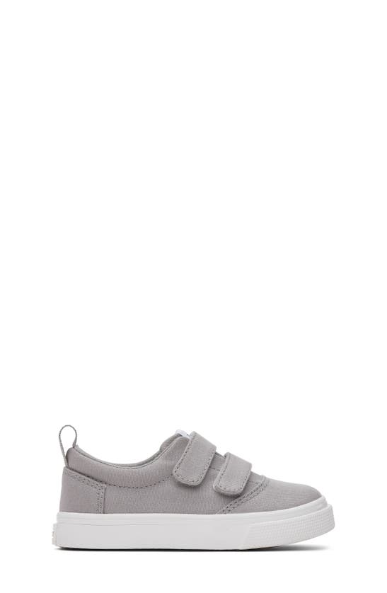 Shop Toms Kids' Fenix Double Strap Sneaker In Grey
