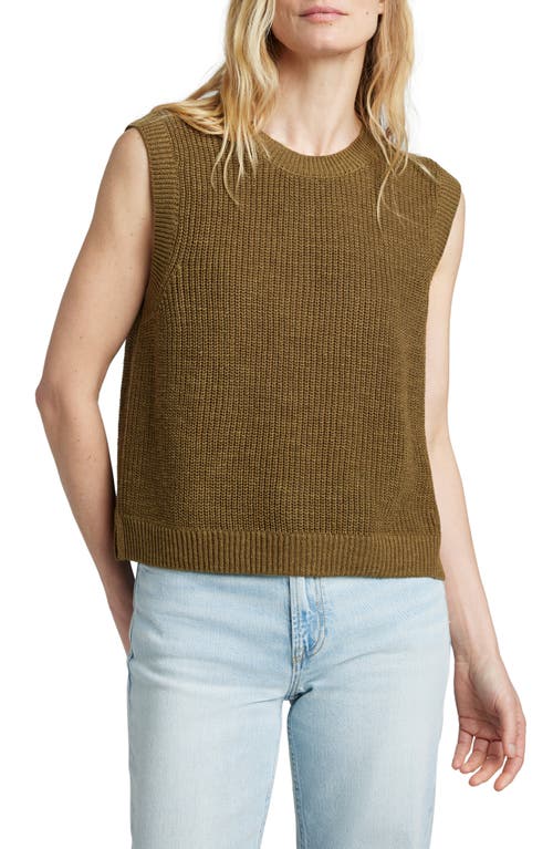 Miramar Muscle Sweater Tank in Military Olive