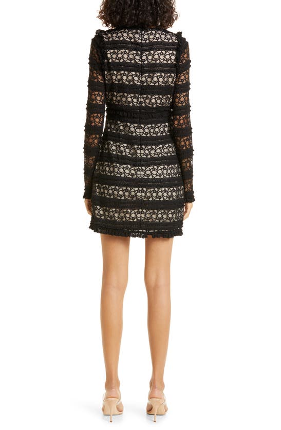 Likely Albie Long Sleeve Lace Dress In Black