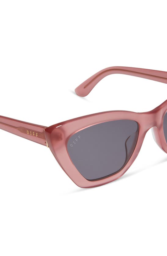 Shop Diff Camila 56mm Gradient Square Sunglasses In Guava / Grey