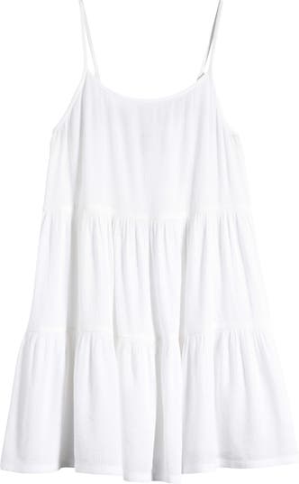 Nordstrom Kids' Tiered Cover-Up Dress | Nordstrom