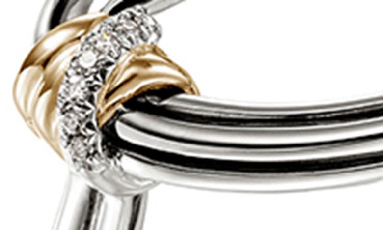 Shop John Hardy Bamboo Collection Heart Ring In Silver And Gold