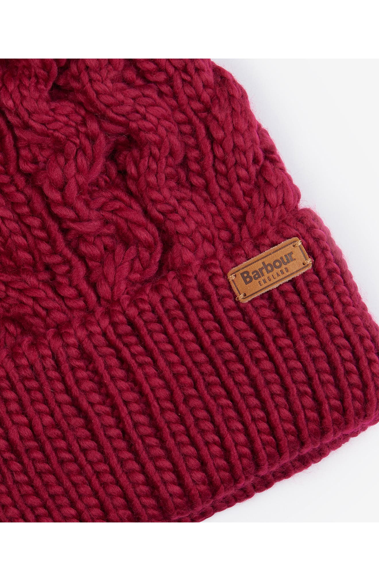 women's barbour penshaw cable beanie