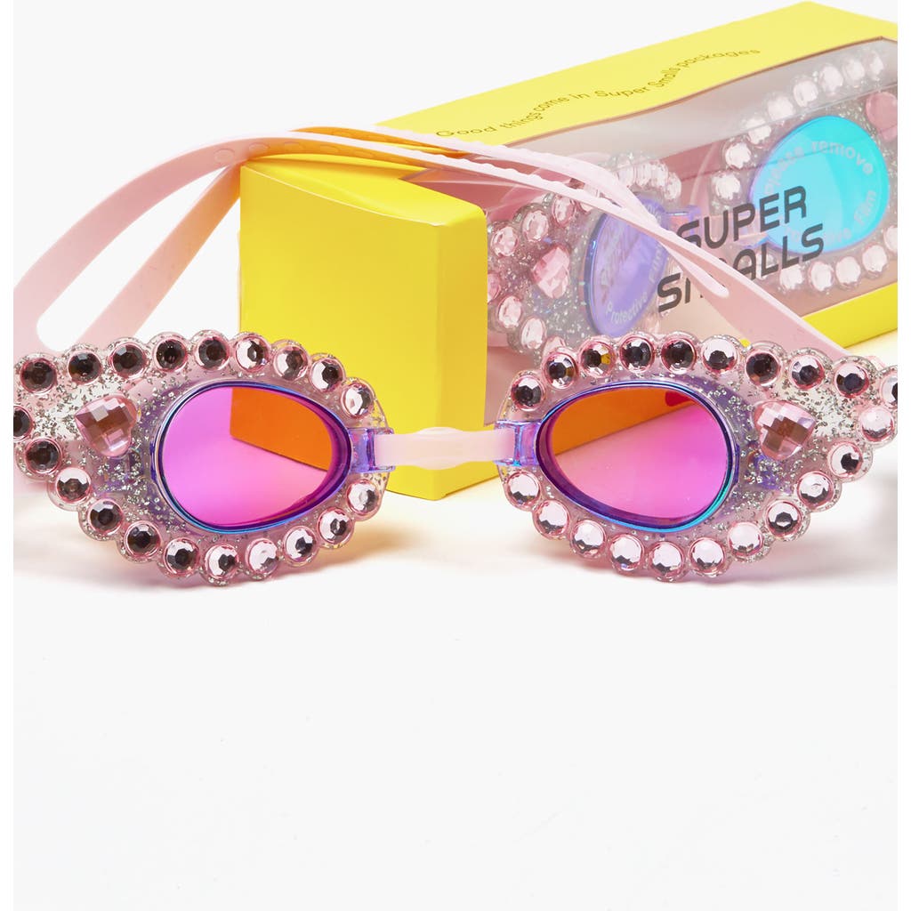 Super Smalls Kids' Pink Splash Swim Goggles In Multi