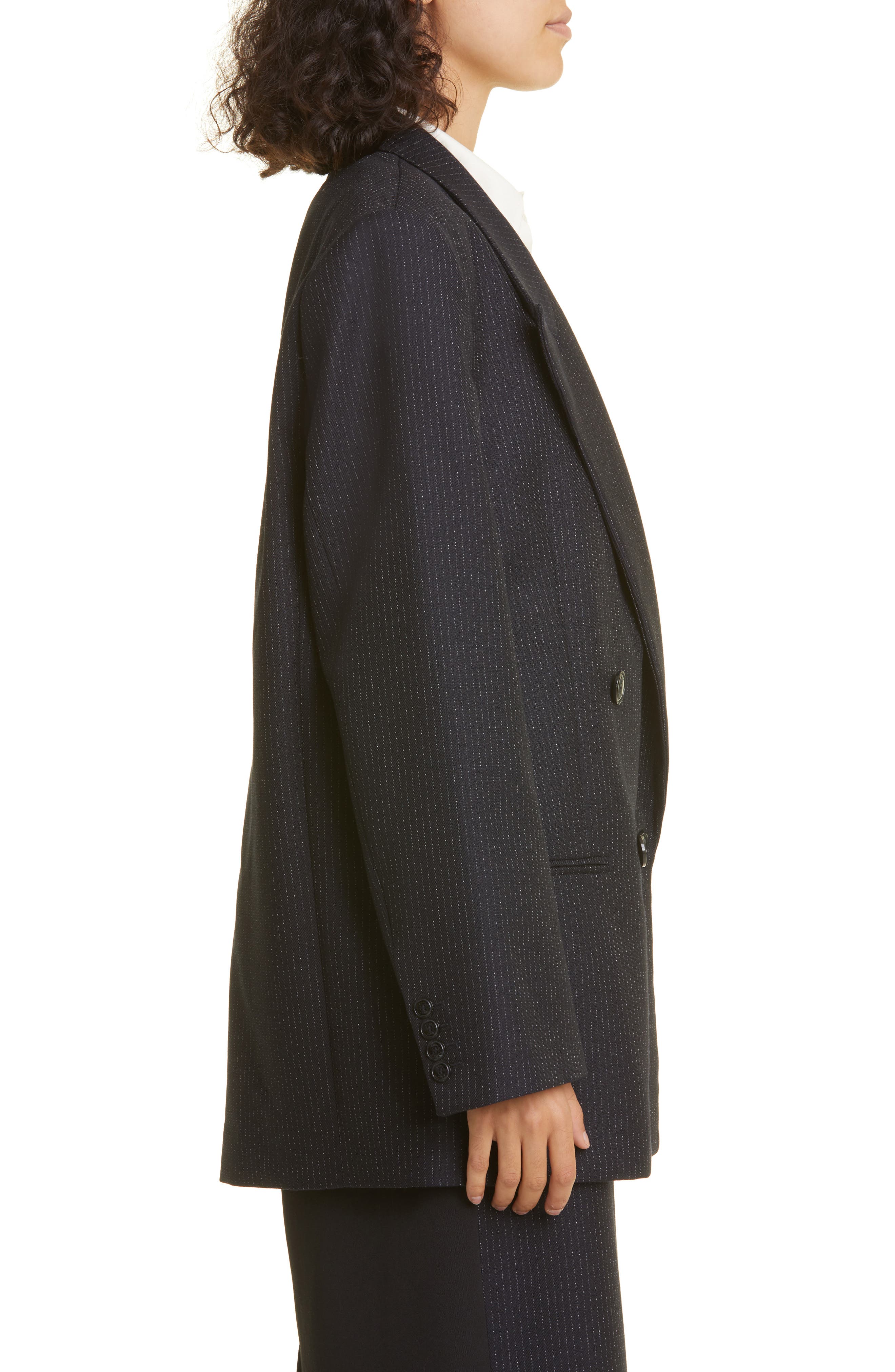 Róhe Navy Oversized Blazer