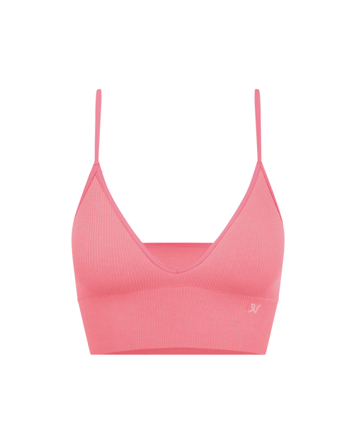 Shop Nudea The Tencel Seamless Bralette In Rose Pink