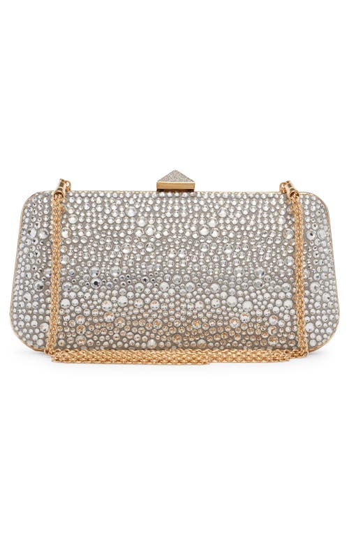 Valentino Carry Secrets Minaudiere Clutch Bag In V3v Crystal/crystal