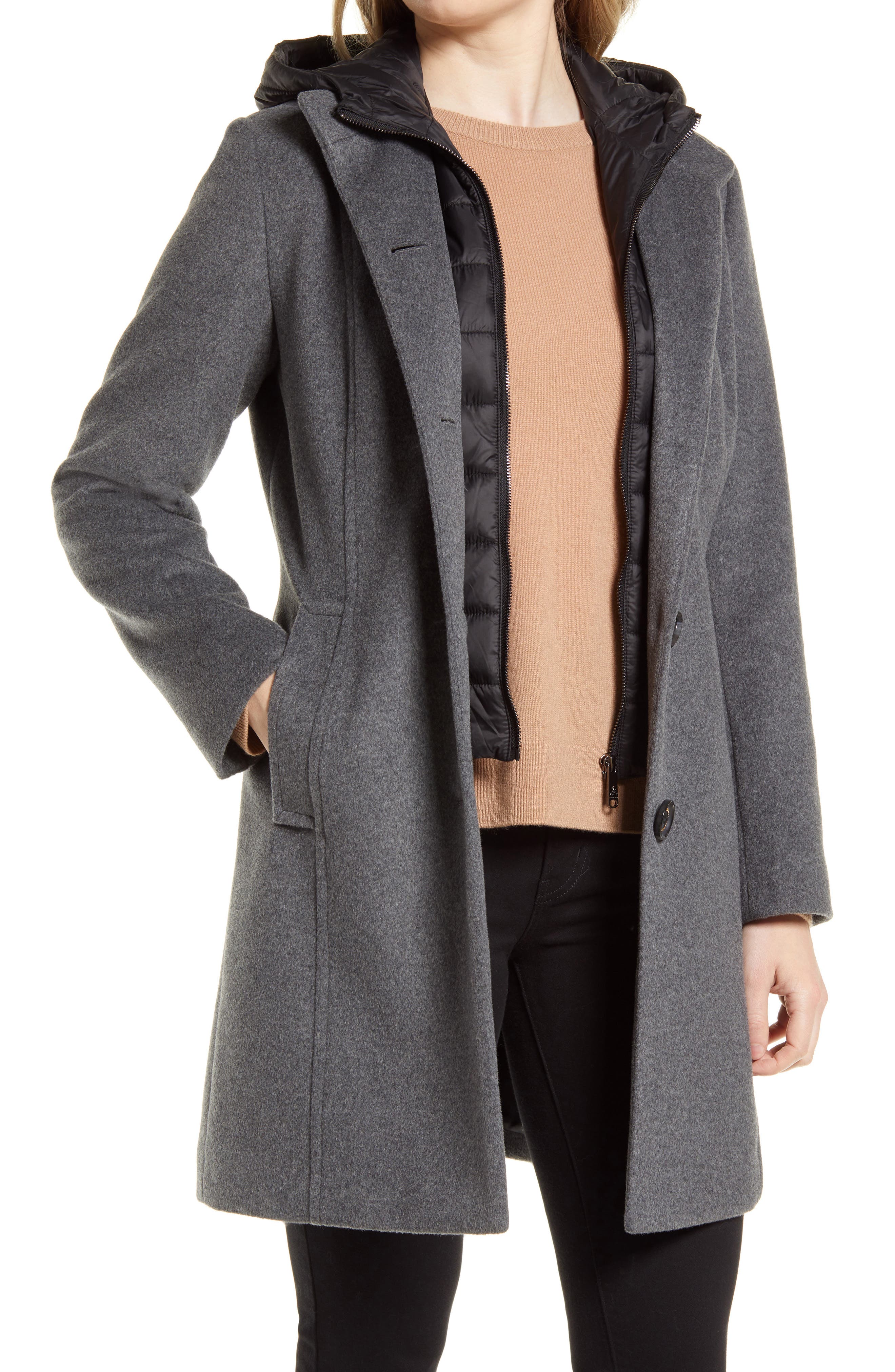 sam edelman walker hooded puffer coat