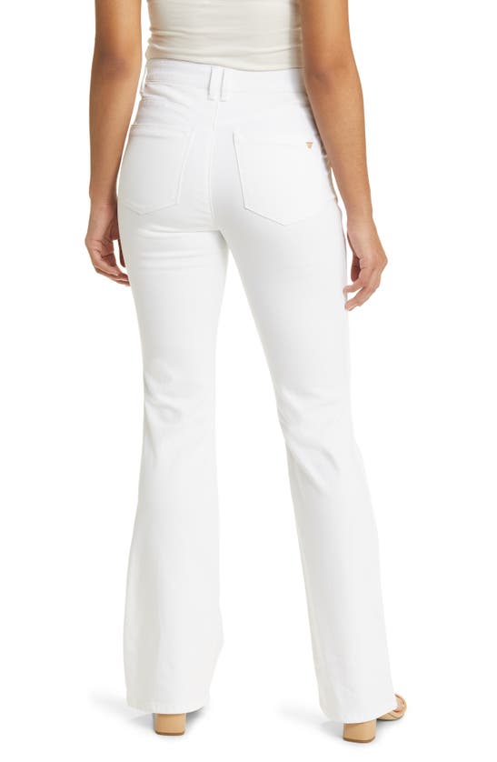 Shop Wit & Wisdom 'ab'solution Skyrise Flare Jeans In Opw Optic