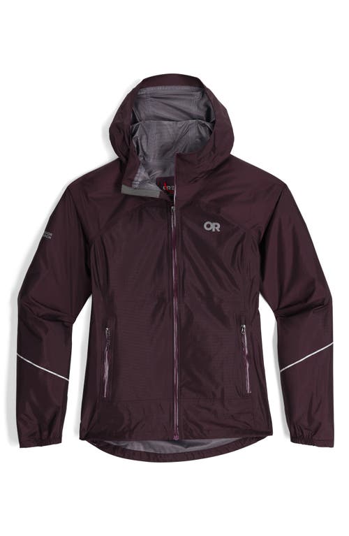 Shop Outdoor Research Helium Rain Ultralight Jacket In Amethyst