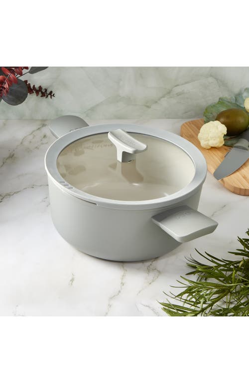 Berghoff Leo Balance 4.6-quart Stock Pot In Moon Mist