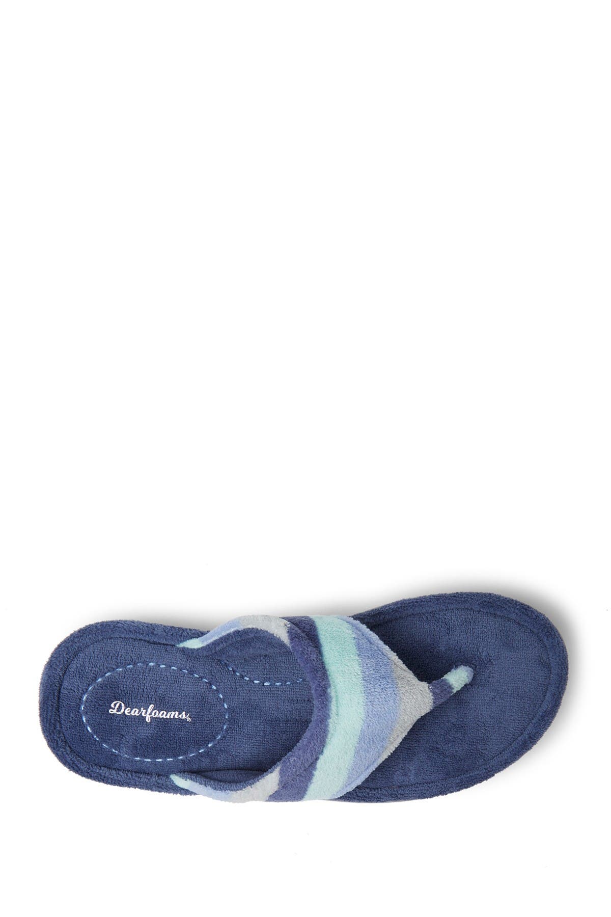 dearfoam terry thong slippers