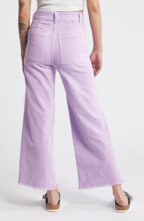 Shop Billabong Free Fall High Waist Wide Leg Corduroy Pants In Tulip