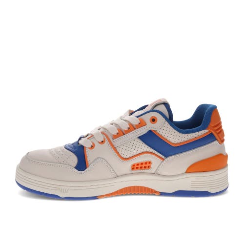 Pony M100 Low Sneakers In Off White/blue/orange