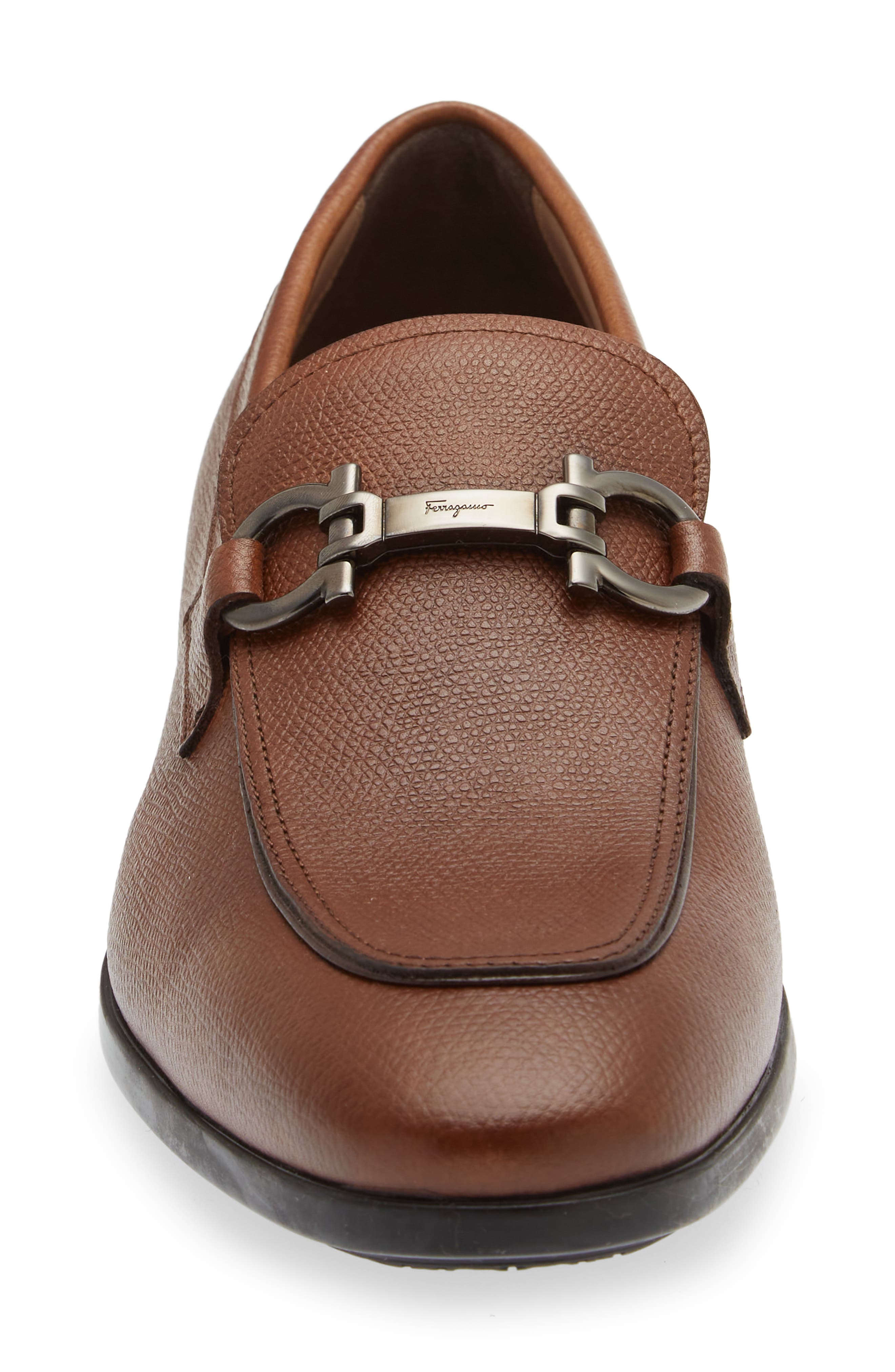 men's ree double gancini bit leather loafers