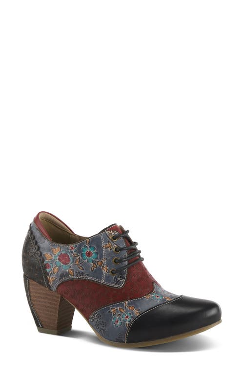 Shop L'artiste By Spring Step Adelvice-fleur Bootie In Black Multi