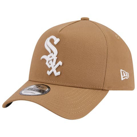 Men's '47 White Chicago Sox Dark Tropic Hitch Snapback Hat