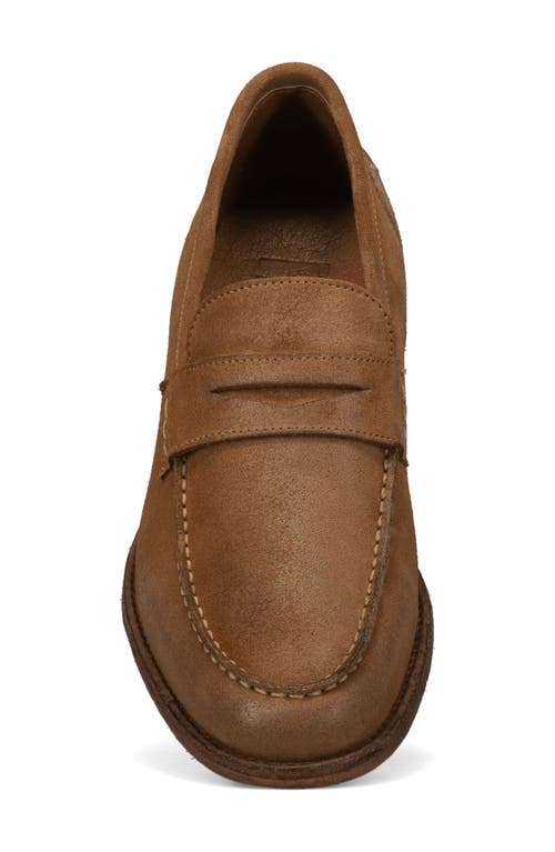 Frye Tyler Penny Loafer In Almond