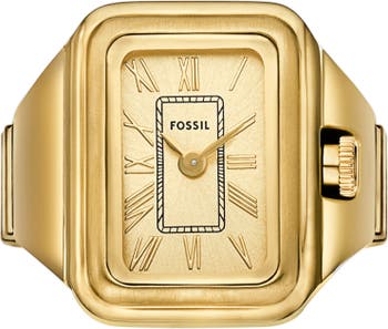 Fossil watch rectangular discount face