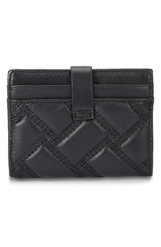 Shop Kurt Geiger Kensington Drench Quilted Leather Bifold Wallet In Black