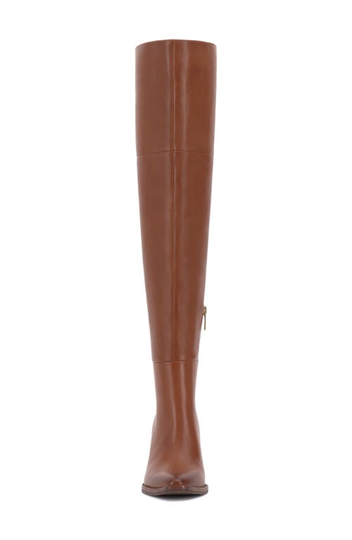 Vince Camuto Women's Paulie Over-the-knee Boots In Whiskey Brown Leather