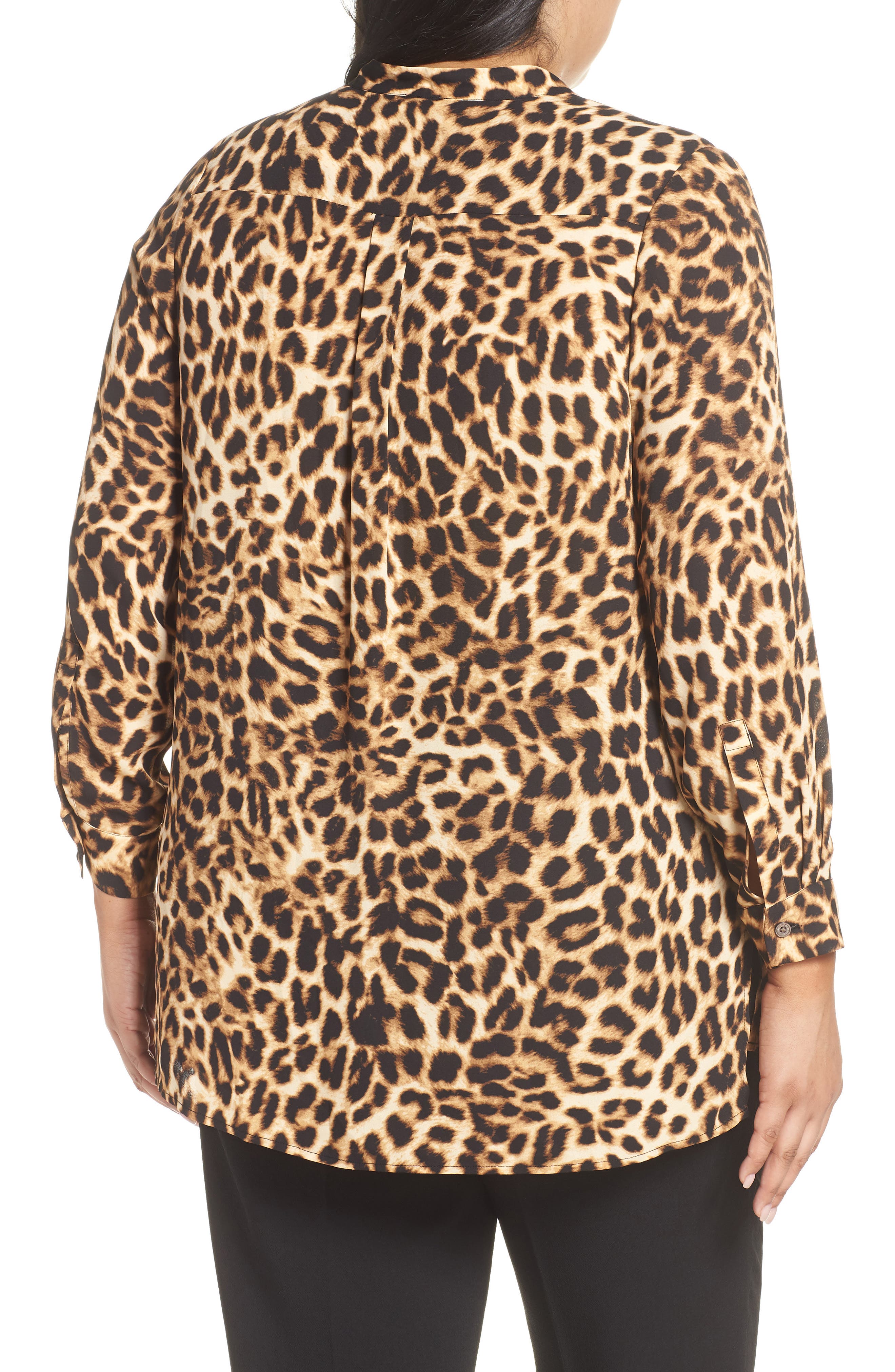 Vince Camuto | Leopard Print Tunic Top | Nordstrom Rack