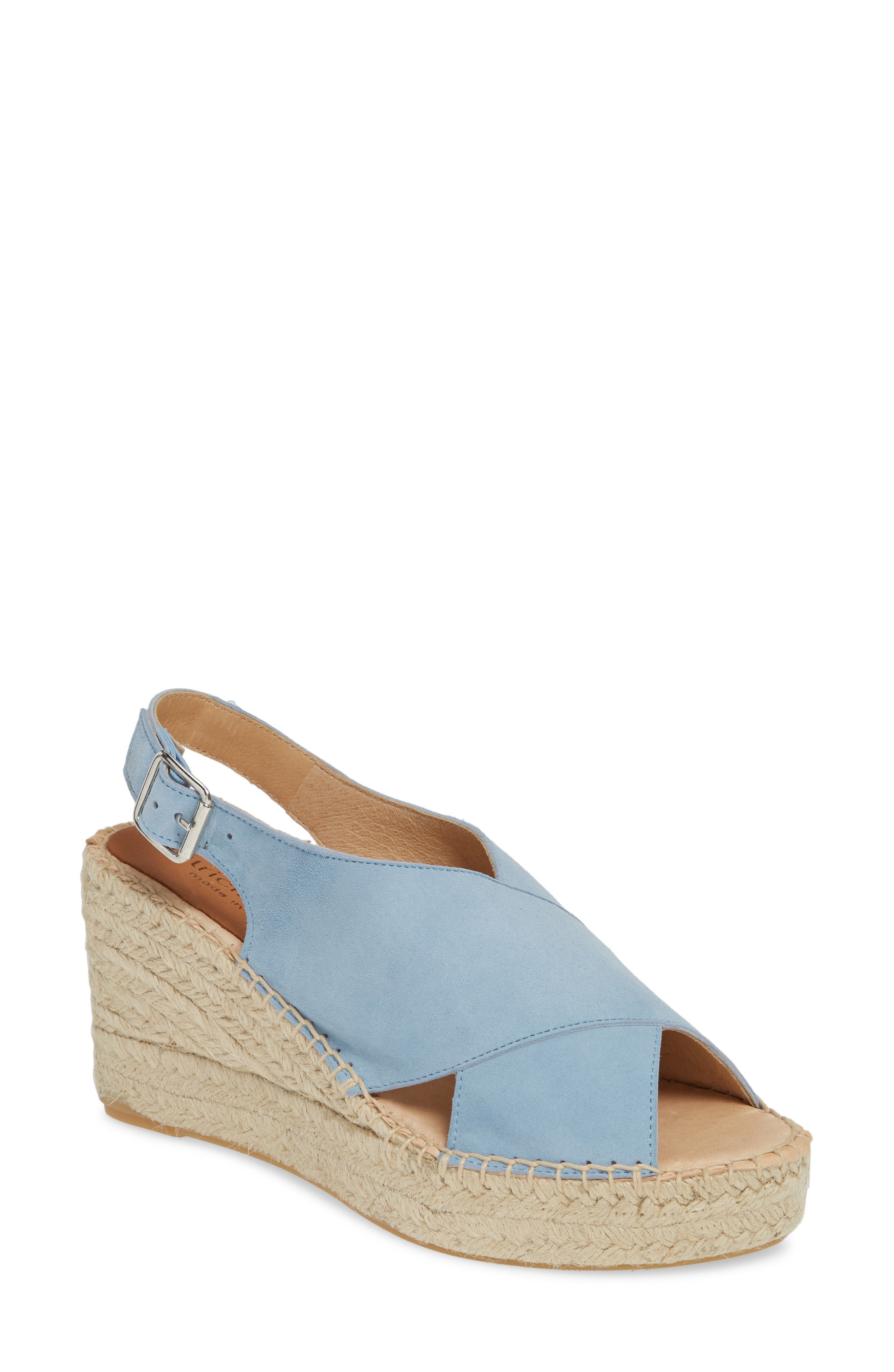 Patricia Green Madeline Espadrille Wedge Sandal, Blue