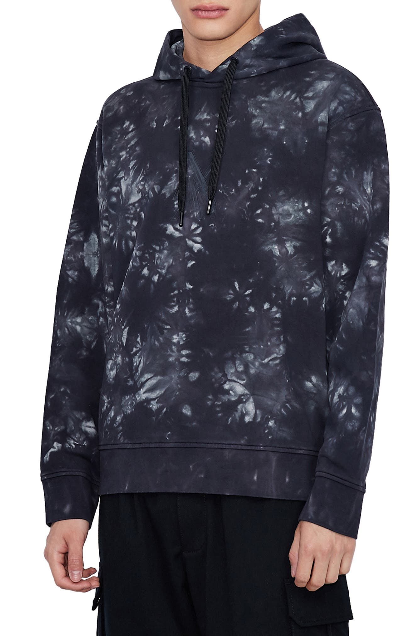 dark blue tie dye sweatshirt