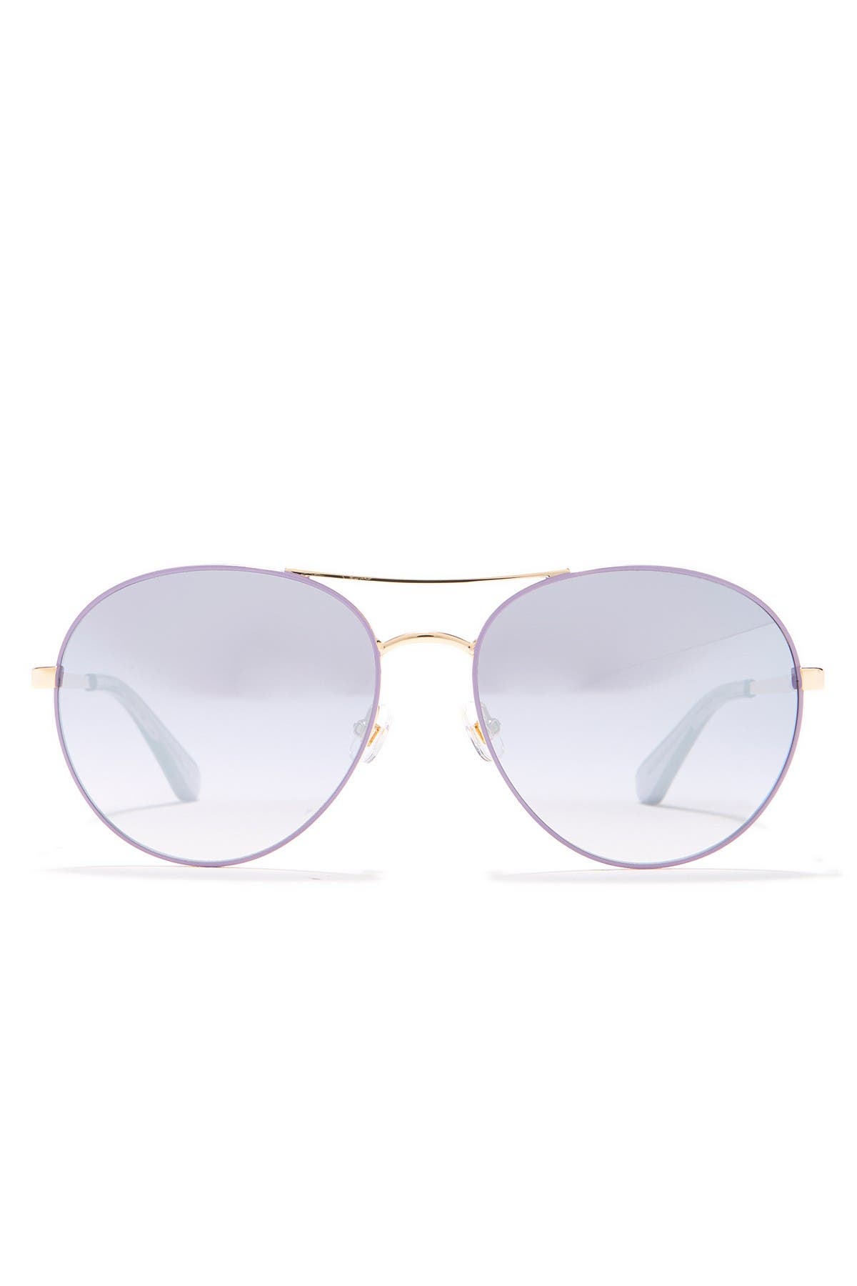 kate spade new york joshelle 60mm polarized aviator sunglasses