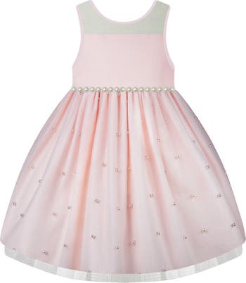 AMERICAN PRINCESS Kids' Embellished Special Occasion Dress | Nordstromrack