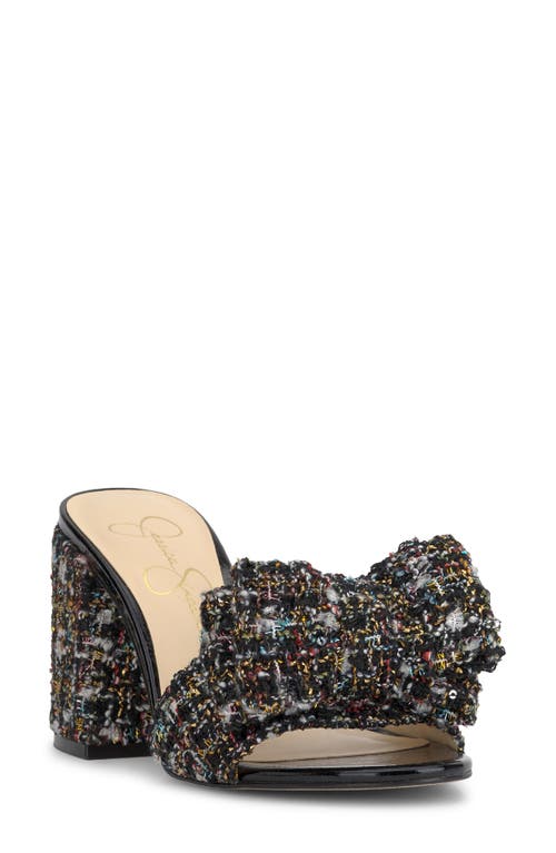 Jessica Simpson Romilda Slide Sandal in Black Multi 