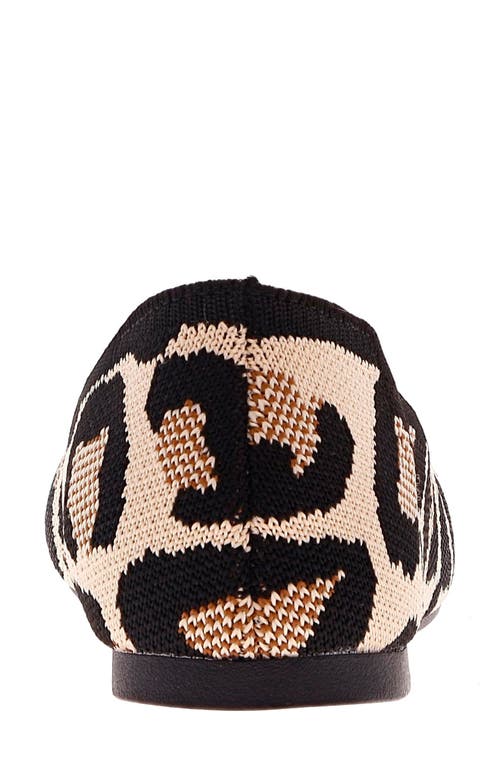 Mia Brendy Ballet Flat In Leopard Print