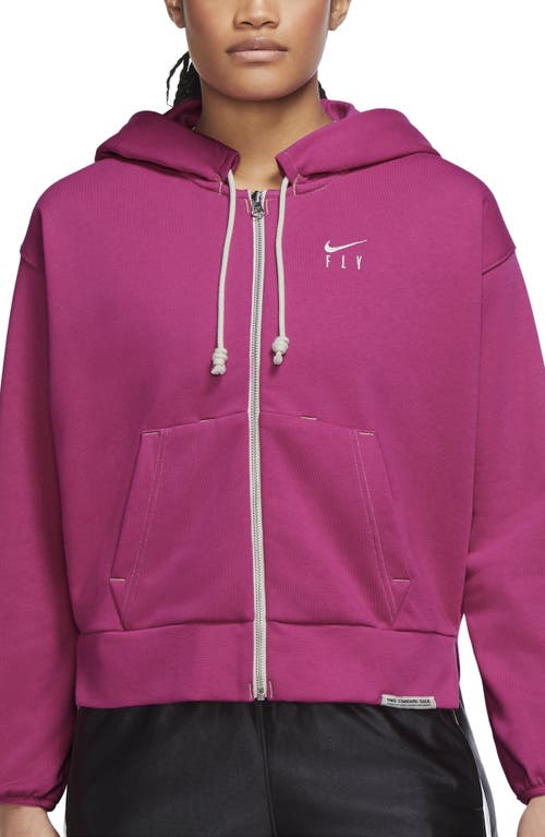 Shop Nike Dri-fit Basketball Hoodie In Active Pink/pale Ivory