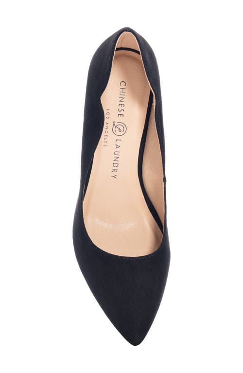 Chinese Laundry Spice Pointed Toe Pump In Black