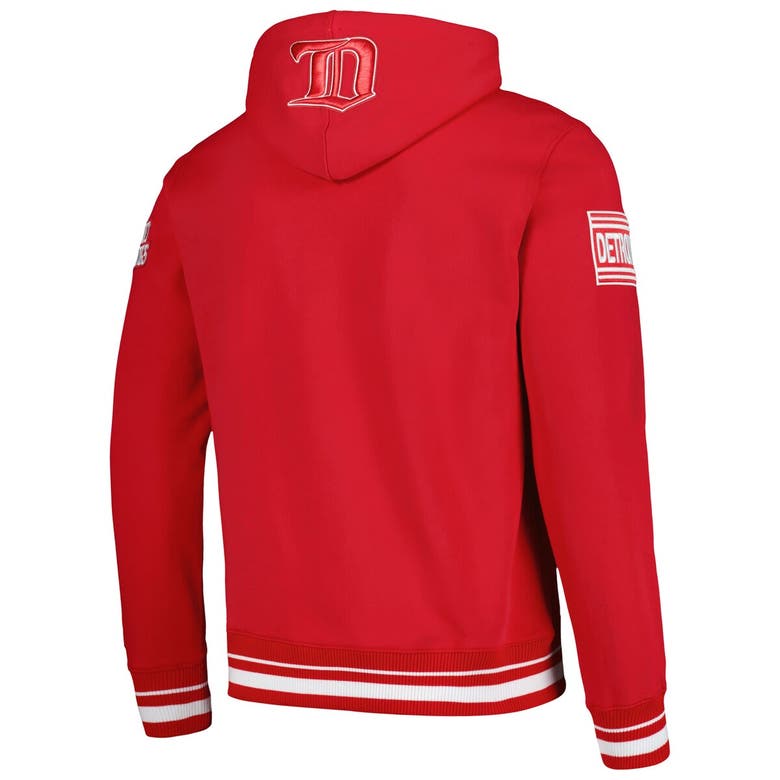 Shop Pro Standard Red Detroit Red Wings Retro Classic Fleece Pullover Hoodie