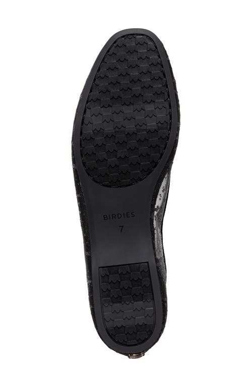 BIRDIES BIRDIES SONGBIRD METALLIC MESH BALLET FLAT