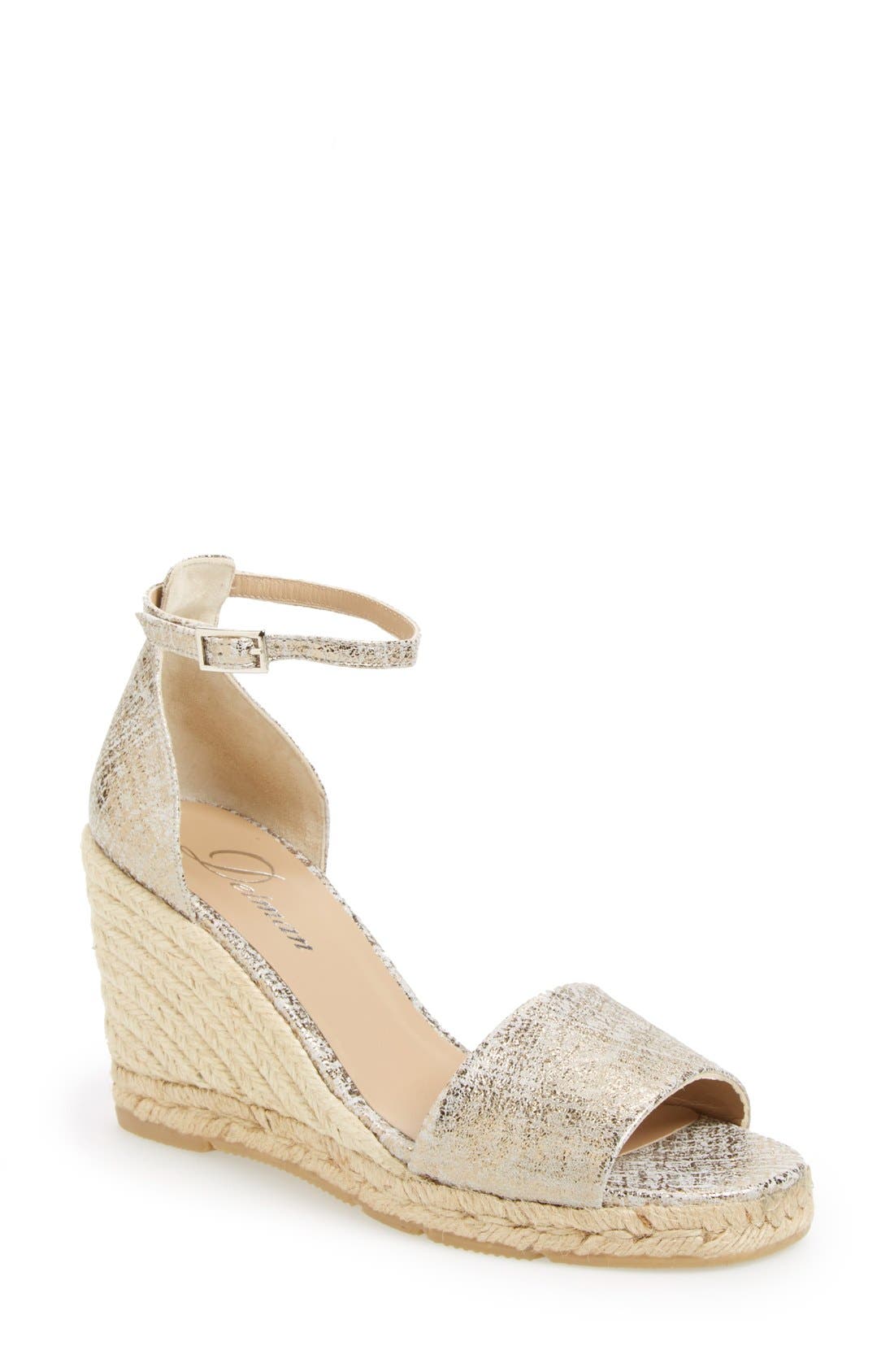 Delman 'Tira' Ankle Strap Espadrille Wedge (Women) Nordstrom