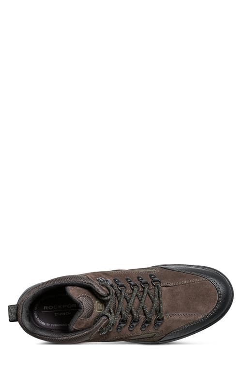 Shop Rockport Ronan Waterproof Sneaker In Dark Brown