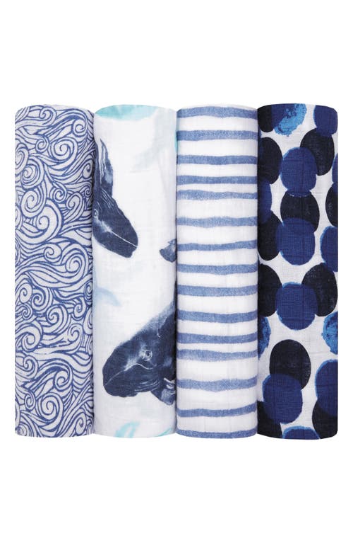 aden + anais 4-Pack Classic Swaddling Cloths in Seafaring