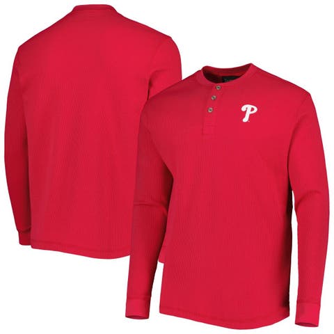 Men's Majestic Bryce Harper Red Philadelphia Phillies Name & Number T-Shirt