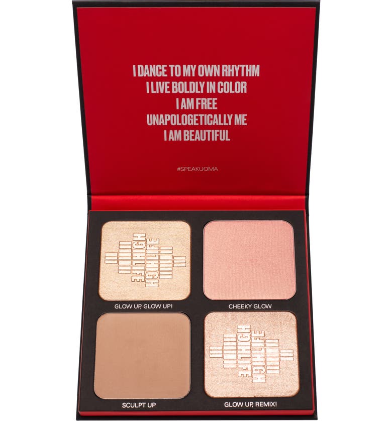 UOMA Beauty High Life Highlighting & Contour Face Palette