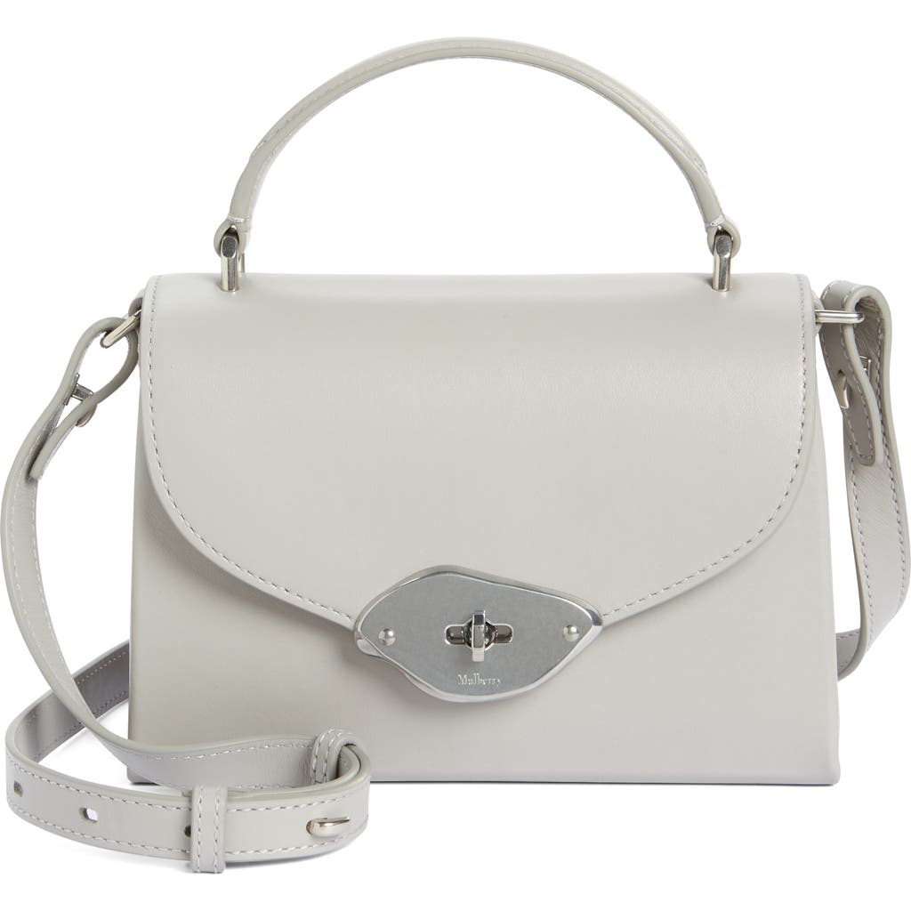 Mulberry Small Lana Top Handle Crossbody Bag In Gray