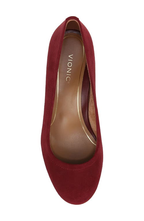 Shop Vionic Carmel Pump In Syrah